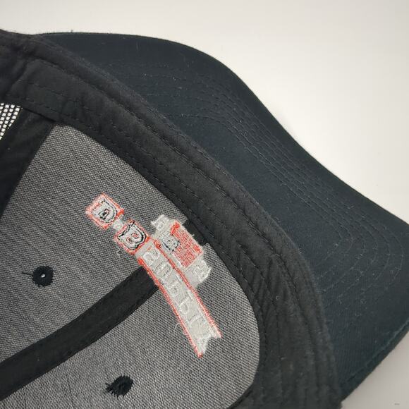 D&B Supply 1959 American Flag Snapback Trucker Hat Black One Size Outdoor Cap - Picture 10 of 11